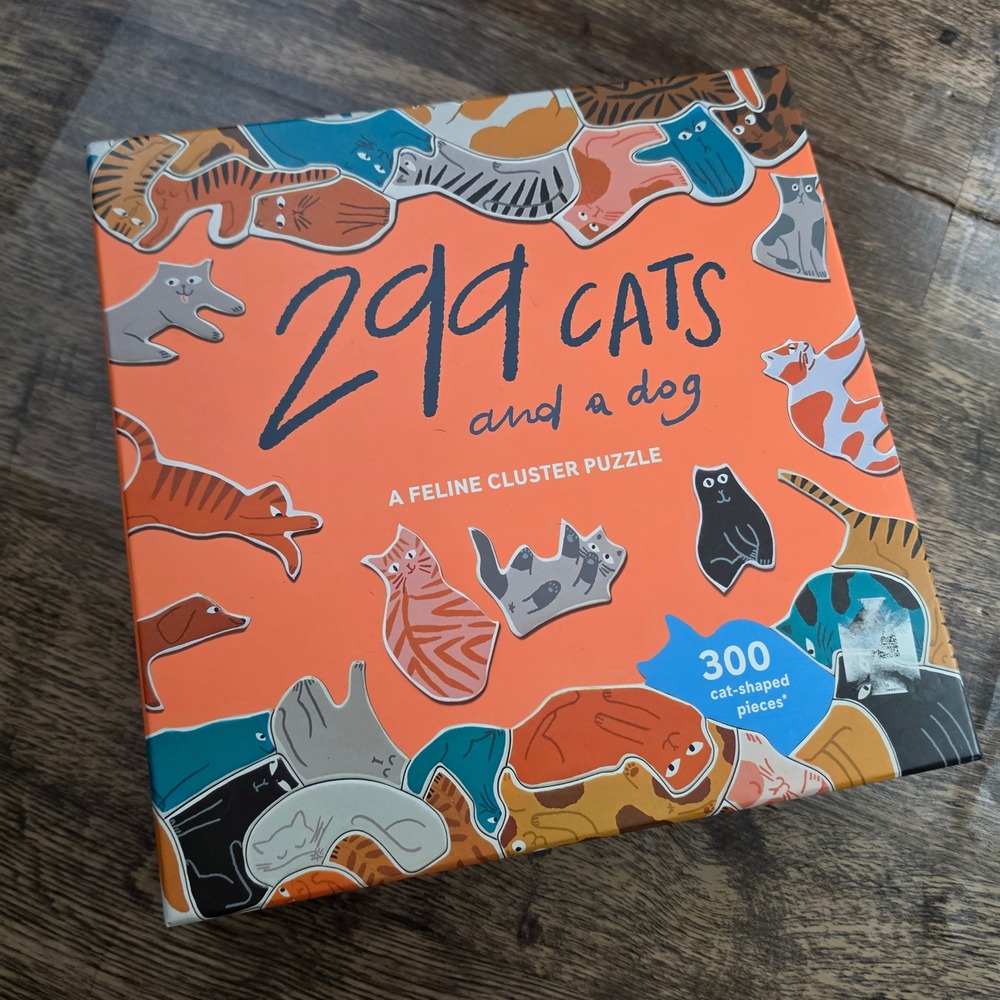 LAURENCE KING 299 Cats and a Dog Puzzle Unisex OS Orange Feline Cluster 300pc